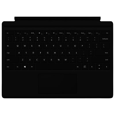 Microsoft Surface Pro Type Cover, Keyboard Cover for Surface Pro 4 Black